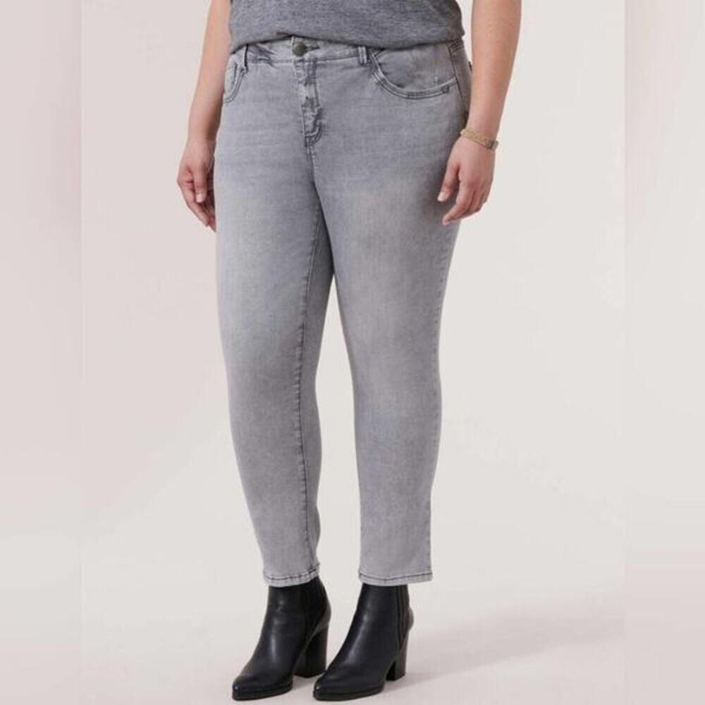 Democracy‎ Absolution Grey Vintage High Rise Plus Skinny Jeans size 20W new!!
